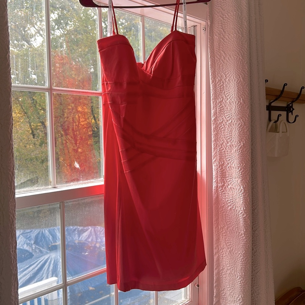 Watermelon pink bisou bisuo dress